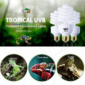 img 3 attached to 🦎 Lucky Herp Reptile UVA UVB Light 5.0 - 26W Compact Fluorescent Lamp for Tropical Terrariums