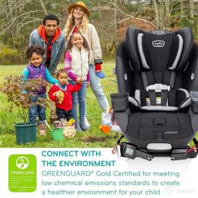 img 3 attached to Enhanced SEO: Evenflo All4One DLX 4-In-1 Convertible Car Seat in Kingsley Black