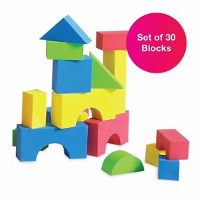 img 2 attached to 30-Piece Edushape Soft Baby Blocks - Vibrant Multi-Colored Stacking Blocks For Building & Learning Fun!