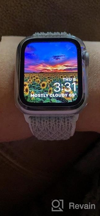 img 1 attached to Secbolt 42Mm Case Compatible Apple Watch Band With Built In Tempered Glass Screen Protector- All Around Protective Case For IWatch Series 3/2/1, Silver(42Mm) review by Michelle Doebke