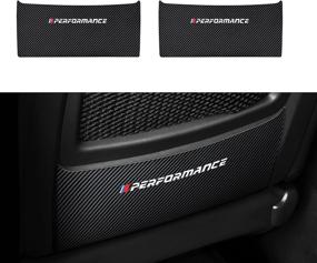 img 4 attached to 🚘 Premium BMW E90 X1 E84 Seat Back Protectors: 2PCS Anti Kick Mat Sticker Decals - Interior Accessories