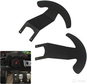 img 2 attached to 🎮 Enhance Your Logitech G29 G920 Wheel: VIKKA Heavy Duty Paddle Shifters for 13-14" Flat Steering Wheel Upgrade