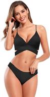 👙 shekini halter strappy swimsuits for women's clothing at swimsuits & cover ups logo