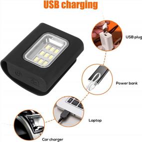 img 1 attached to Stay Visible And Safe With BASIKER USB Rechargeable Running Light For Outdoor Adventures
