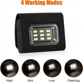 img 3 attached to Stay Visible And Safe With BASIKER USB Rechargeable Running Light For Outdoor Adventures
