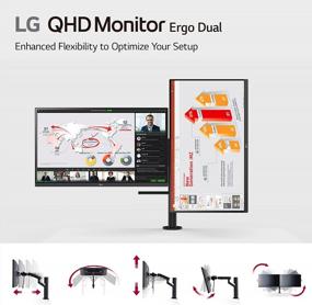 img 2 attached to LG 27QP88D B2 27-Inch Monitor: Crisp 2560X1440 Display, Dual Controller, Dynamic Action Sync, Flicker Safe & On-Screen Control - IPS Panel