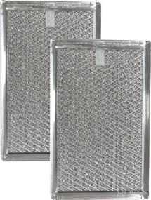 img 4 attached to 🔍 Frigidaire FGMV174KFA Microwave Oven - 2-Pack Air Filter Factory Replacement: Aluminum Grease Filter