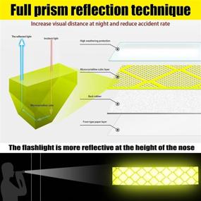 img 2 attached to Светоотражающие наклейки Dengyi Водонепроницаемые многоцветные