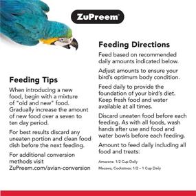 img 4 attached to 🦜 Optimized ZuPreem Smart Selects Bird Food for Large Birds, 4 lb - Daily Nourishment for Amazons, Macaws, Cockatoos