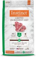 nature's variety instinct grain-free lamb dog food - limited ingredient recipe for optimal nutrition - 11lb bag logo