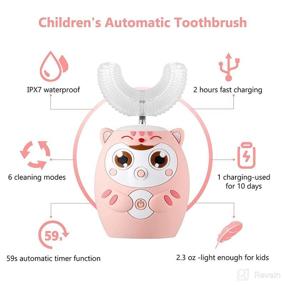 img 3 attached to Ultrasonic 🪥 Automatic Children's Toothbrushes