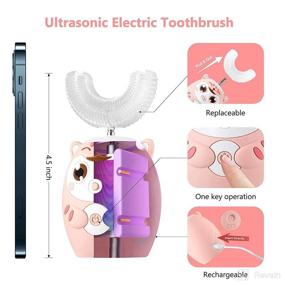 img 2 attached to Ultrasonic 🪥 Automatic Children's Toothbrushes