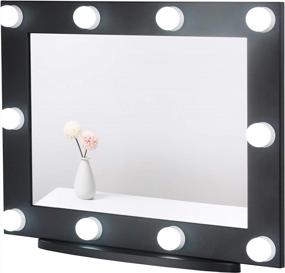 img 4 attached to Waneway Hollywood Vanity Mirror With Lights - Illuminate Your Beauty Routine In Style