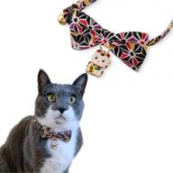 necoichi lucky charm collar black логотип