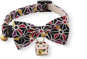 img 3 attached to Necoichi Lucky Charm Collar Black