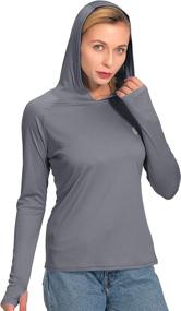 img 1 attached to Womens Hoodies Sun Protection Shirts Women's Clothing : Swimsuits & Cover Ups