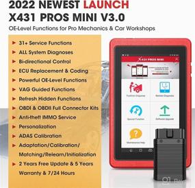 img 3 attached to 2022 LAUNCH X431 PROS Mini 3.0: Advanced Bi-directional Scan Tool with Full System Diagnostic Scanner, ECU Coding, Oil Reset, ABS Bleeding, and Free Updates