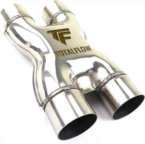 img 3 attached to TOTALFLOW Natural Finish TF-SS3030 409 Stainless Steel 3 Inch X-Pipe-3" Dual (Inner Diameter)