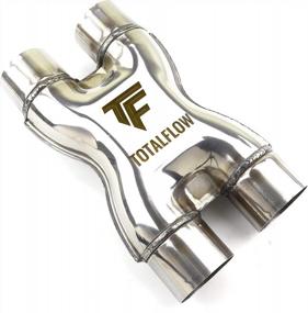 img 4 attached to TOTALFLOW Natural Finish TF-SS3030 409 Stainless Steel 3 Inch X-Pipe-3" Dual (Inner Diameter)