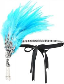 img 3 attached to Gatsby-Themed Wedding Hair Accessory: Radtengle 1920S Flapper Headband With Rhinestone, Crystal & Pearl