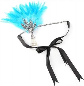 img 1 attached to Gatsby-Themed Wedding Hair Accessory: Radtengle 1920S Flapper Headband With Rhinestone, Crystal & Pearl