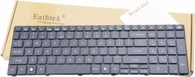 img 3 attached to Upgrade Your Gateway Laptop With Eathtek'S Replacement Keyboard: Compatible With NE56R Series, US Layout, Black