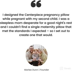 img 1 attached to 🤰 Centerpiece™ Pregnancy Pillow: Adjustable Shredded Memory Foam Fill for Optimal Maternity Comfort in Elegant White