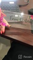 img 1 attached to 🖼️ Orchids Premium Clear Acrylic Glass Block Desk Name Plates (8"x2.5") - Enhance Your Workspace review by Serotonin Collazo