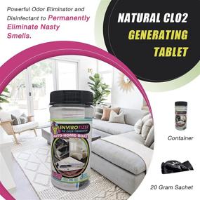 img 3 attached to 🌿 EnviroFresh Odor Eliminator: Natural CLO2 Tablets and Non-Toxic Technology for Multipurpose Odor Removal in Pet Areas, Beds, Cars, Rooms, and Furniture