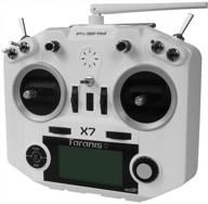 frsky taranis q x7 16-канальный пульт дистанционного управления передатчиком accst 2.4g (без батареи или батарейных отсеков) - белый логотип