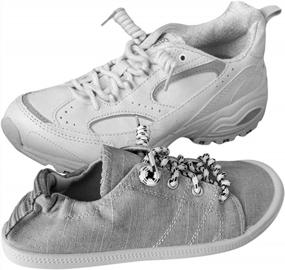 img 1 attached to FOOTMATTERS Эластичные пружинные шнурки - Шнурки без завязок для фигурной обуви