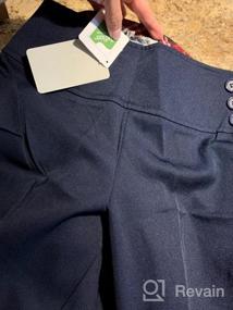 img 4 attached to Durable Girls' School Uniforms: Bienzoe's Adjustable Clothing, Pants & Capris