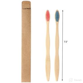 img 1 attached to 🌿 Eco-friendly Charcoal Biodegradable Hedume Toothbrushes