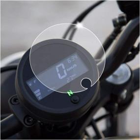 img 4 attached to Scratch Protection Film for Motorcycle Cluster Dashboard Speedo Screen - H.onda Rebel 500 CMX500 CMX 500 Accessories Parts 2017 2018 2019