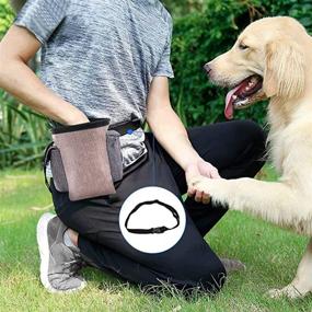 img 2 attached to Enrunnig Dog Treat Pouch - Multi-Purpose and Portable Puppy Treat Pouch with Adjustable Waistband and Poop Bag Dispenser - Ideal Dog Training Pouch for Treats, Kibble, and Pet Toys