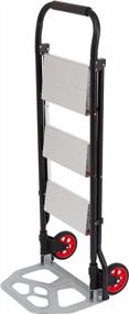 img 3 attached to Выполняйте свою работу эффективно с нашей тележкой с 3-х ступенчатой ​​​​лестницей и складным табуретом-стремянкой!