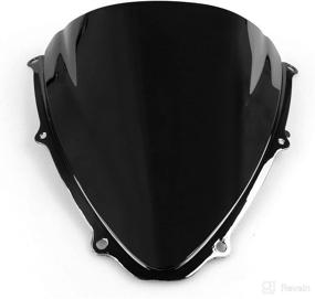 img 3 attached to 🛡️ Double Bubble Windshield WindScreen for Suzuki GSXR 600/ GSXR750 2006-2007 K6 by Areyourshop