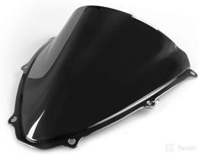 img 1 attached to 🛡️ Double Bubble Windshield WindScreen for Suzuki GSXR 600/ GSXR750 2006-2007 K6 by Areyourshop