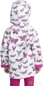 img 3 attached to 🌂 Stylishly Weatherproof: Hatley Girls' Printed Raincoats for All-Weather Adventures