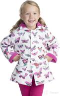 🌂 stylishly weatherproof: hatley girls' printed raincoats for all-weather adventures logo