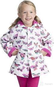 img 4 attached to 🌂 Stylishly Weatherproof: Hatley Girls' Printed Raincoats for All-Weather Adventures