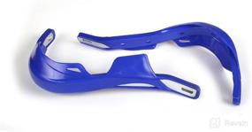 img 1 attached to 🔵 Universal PP Plastic Motocross Handguards for 7/8" (22mm) and 1 1/8" (28mm) Dirt Bike Handlebars - Ideal for YZ80, YZ85, YZ125, YZ250, YZ250F, Supermoto, and Off-Road Motorcycles - Blue