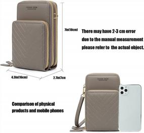 img 2 attached to Stylish And Convenient Mini Crossbody Purse For Women With Credit Card Slots