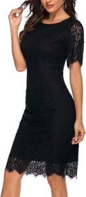 img 1 attached to 👗 MEROKEETY Womens Sleeveless Elegant Cocktail Dress for Women's Clothing and Special Occasions