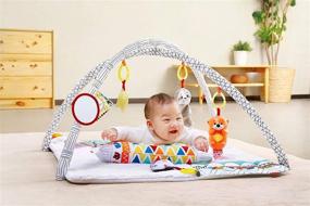 img 1 attached to 🏋️ Fisher-Price Perfect Sense Deluxe Gym: Exploring Sensory Development in Style