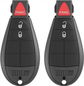 img 4 attached to VOFONO Entry Remote Key Fob Keyless Fit For Dodge Ram 1500 2500 3500, Grand Caravan, Journey, Durango/Chrysler Town And Country/Jeep Grand Cherokee, Commander (M3N5WY783X)