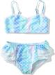 cute toddler girls' nzrvaws swimsuit - two piece summer bikini infant swimwear logo