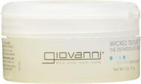 img 3 attached to GIOVANNI Eco Chic Wicked Texture Pomade Hair Texturizer - 2 Oz For Enhanced Definition And Style