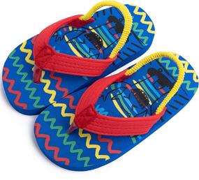 img 4 attached to Toddler Unicorn Dinosaur Sandals Numeric_9_Point_5 Boys' Shoes via Sandals