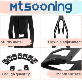 img 2 attached to 🚘 Enhance Your Car's Interior with Mtsooning 20PCS Metal Console Trim Clips: Perfect Fit for Sahara JK, Ford, Mazda, Audi, Toyota, and many Universal Car Models!